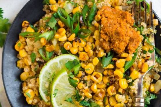 Mexican Street Corn Salad with Quinoa