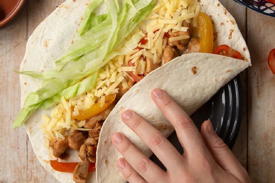 Mild chicken fajitas for kids