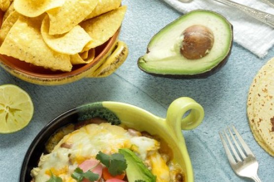 Mini Green Chicken Enchilada Pies