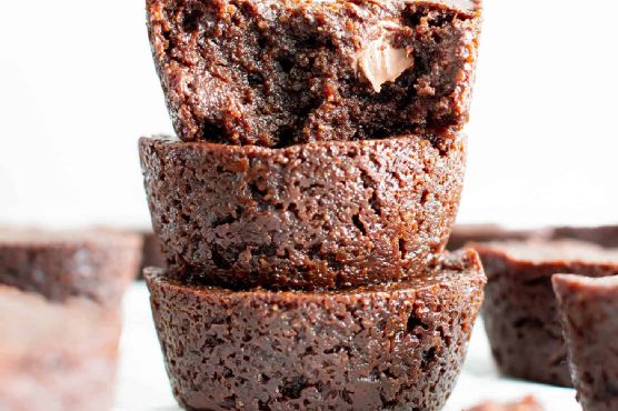 Mini Vegan Brownie Bites (Gluten Free, Dairy-Free)