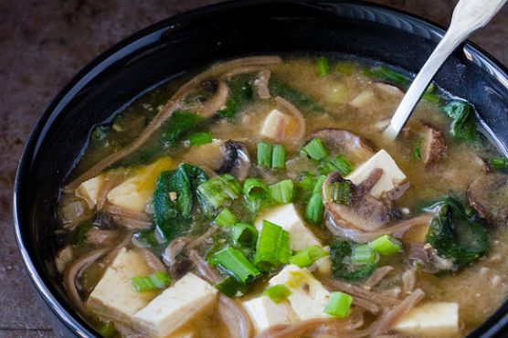 Miso Soba Noodle Soup
