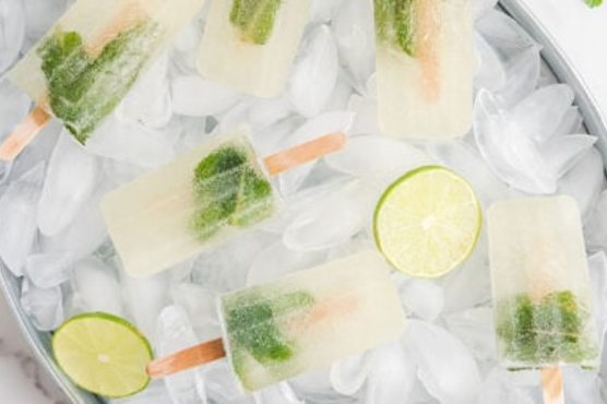 Mojito Boozy Pops