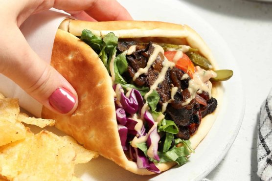 Mushroom Shawarma