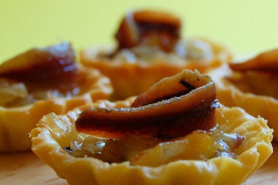 Onion And Anchovy Tartlets