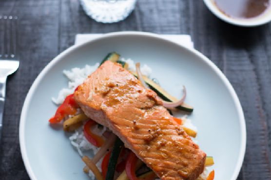 Orange Sesame Grilled Salmon #ManMadeFood
