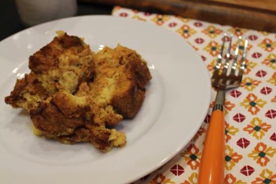 Overnight Pumpkin French Toast Casserole