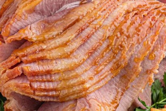 Peach Glazed Ham