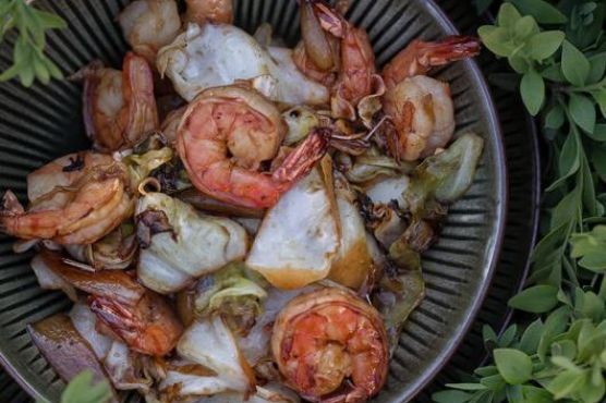 Prawns with Lemongrass