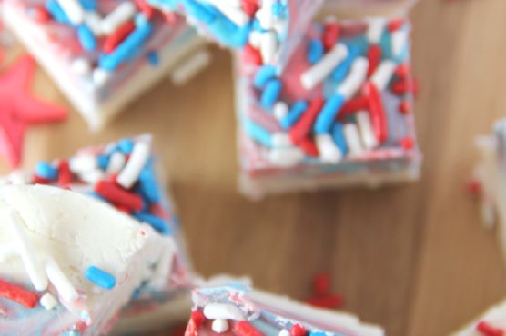 Red White & Blue Fudge