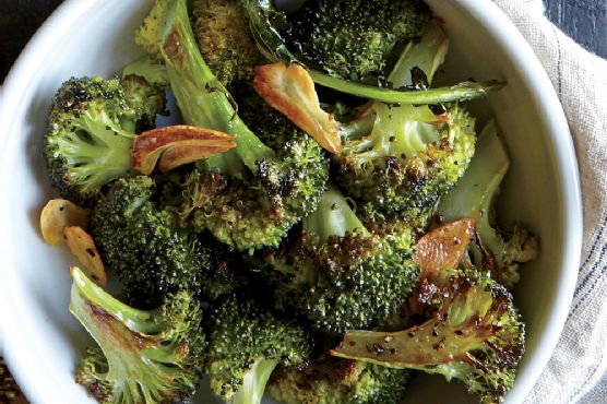 Roasted Broccoli with Garlic and Lemon