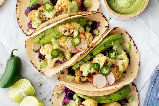 Roasted Cauliflower Tacos