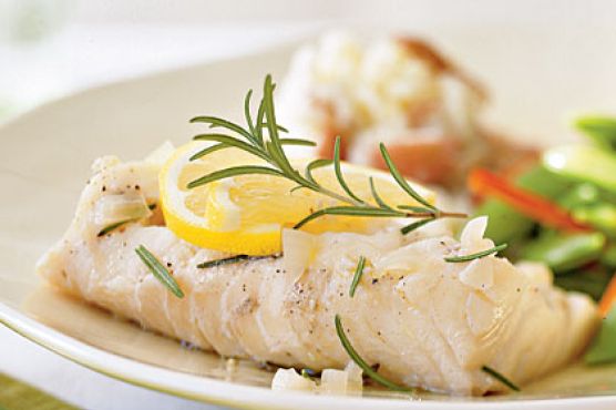 Rosemary-infused Cod