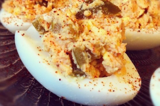 Salsa Deviled Eggs With a Fiery Twist