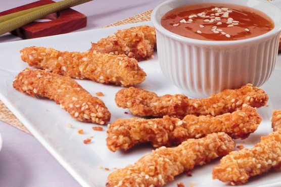 Sesame Pork Strips