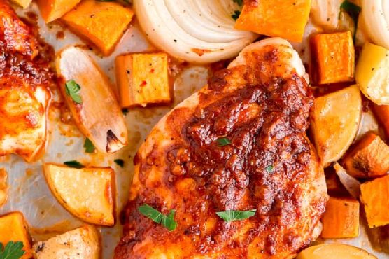 Sheet Pan Paprika Chicken