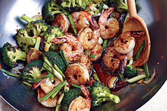 Shrimp and Broccoli Stir-Fry