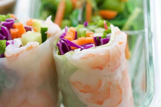 Shrimp Summer Roll Meal Prep