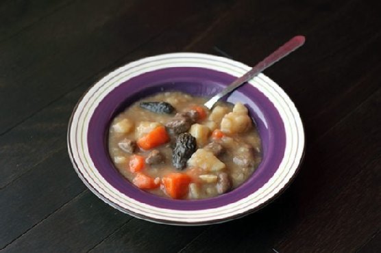 Simple Elk & Morel Stew