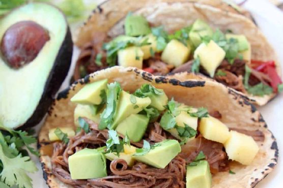 Slow Cooker Shredded Beef Tacos