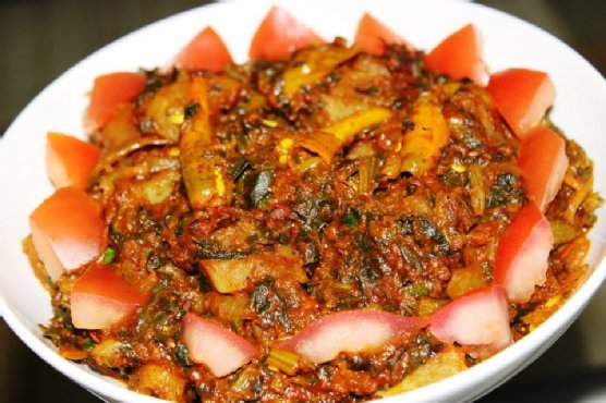 Spiced Turnips with Spinach