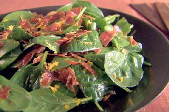 Spinach Salad with Orange Vinaigrette