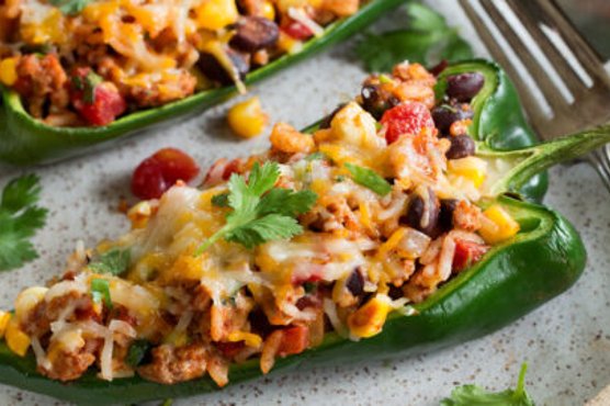 Stuffed Poblano Peppers